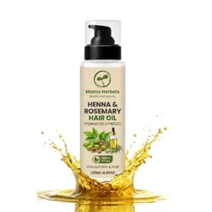 Cold-Pressed Henna & Rosemary Hair Oil (120ml)