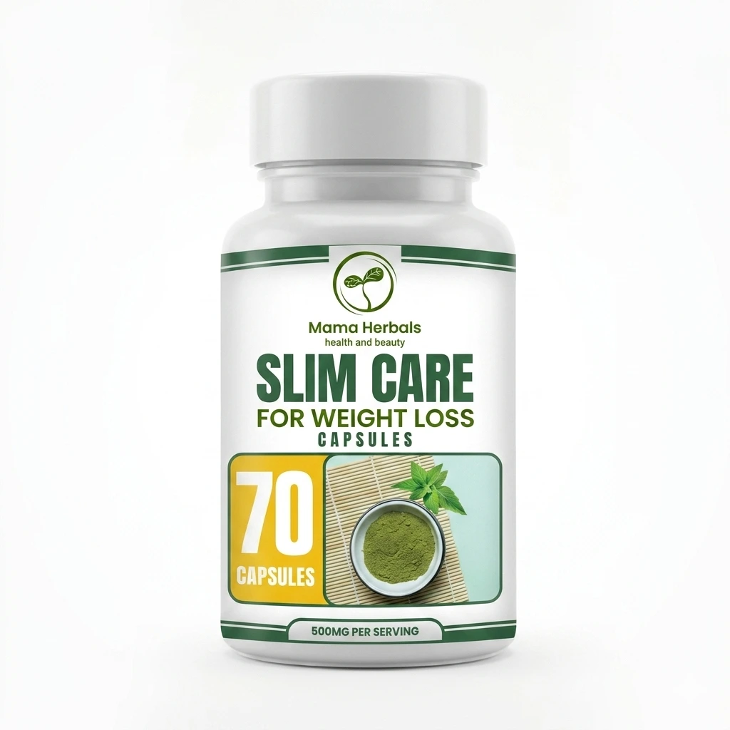 Mama Herbals Slim Care Weight Loss Capsules (70 Capsules | 500mg Per Serving)