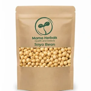 Raw, premium Mama Herbals Soya Beans in a natural setting.